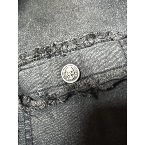 Rebel‎ Vengeance Jeans Grunge Distressed  Y2K Multi-Pocket Jeans Size 36x30 - Picture 7 of 14